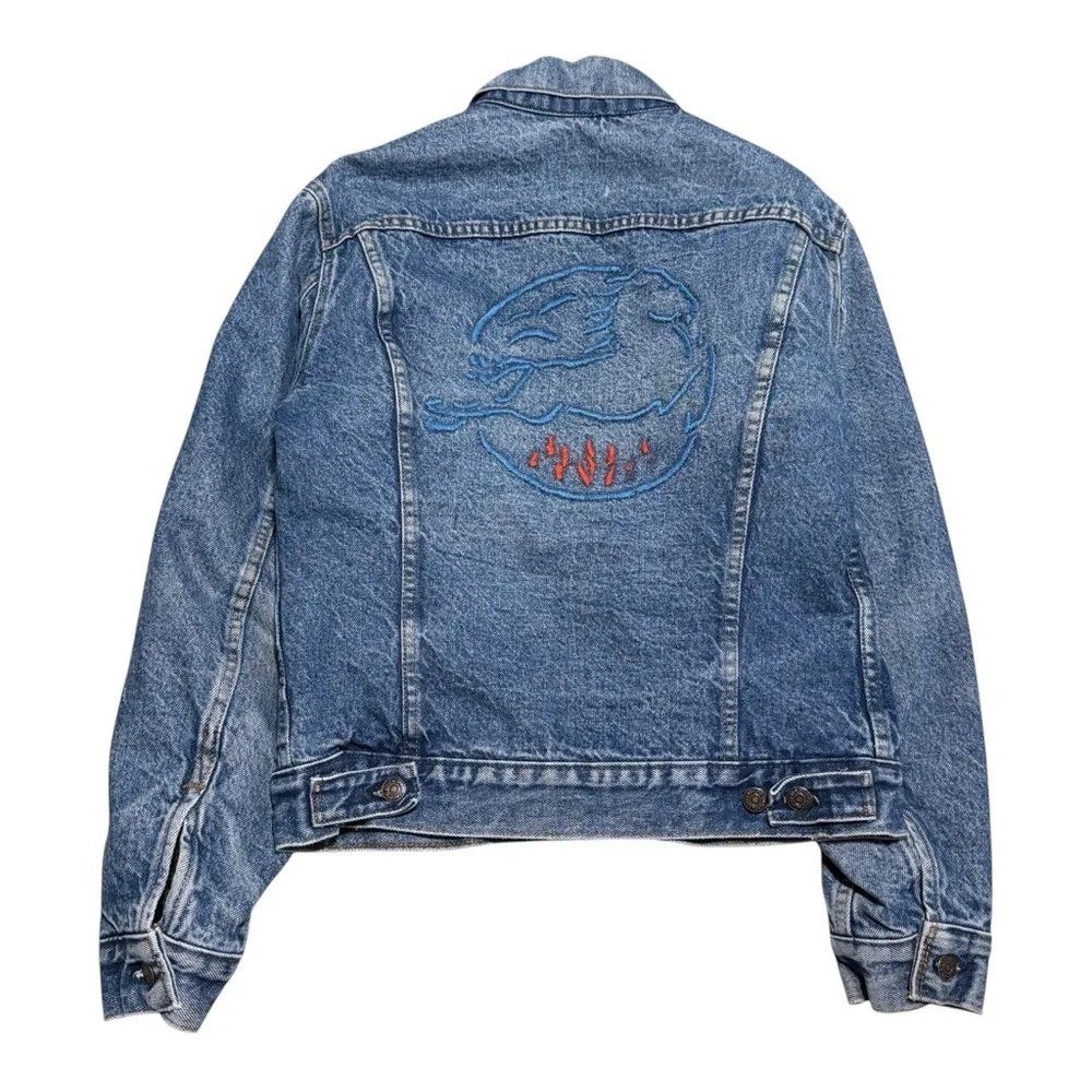 Vintage Levi’s 527 Type 3‎ Blanket Lined Denim Trucker Jacket Size 38